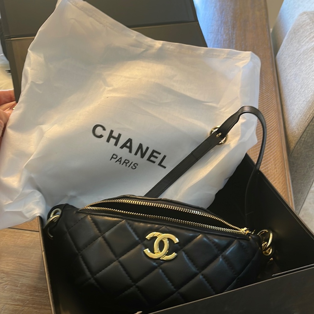 Chanel shoulder cross body belt bag